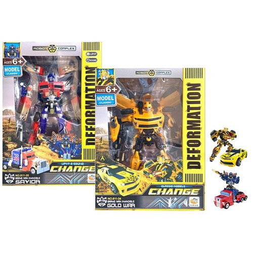 Transforming 25cm robot warrior toy