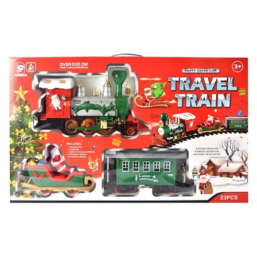 Santa sleigh Christmas train set 535cm 23 pieces