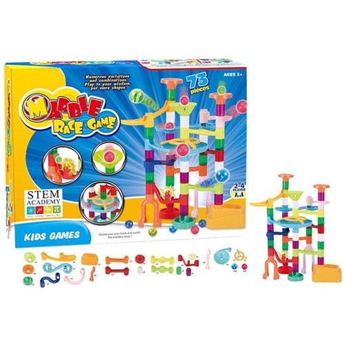 73-piece Marble Race Game Set 41x24x18cm