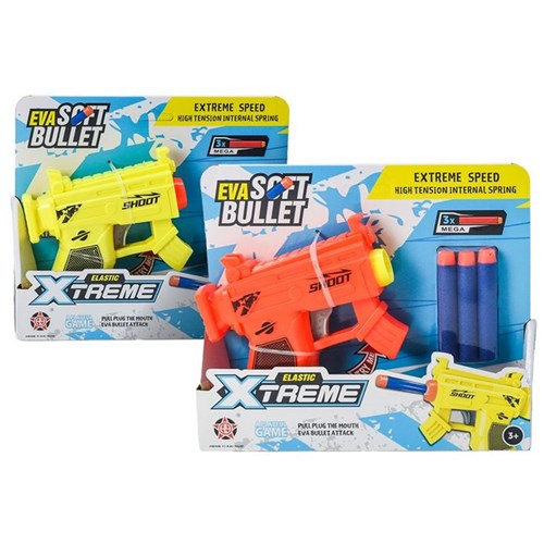 4-piece toy gun set with soft bullets