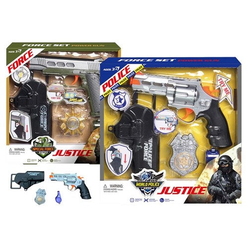 4-piece police and military playset