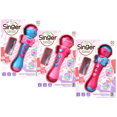 2-piece kids microphone set