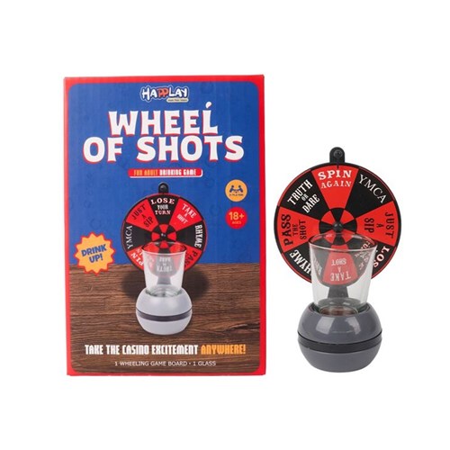 Shot Wheel Drinking Game Set 2pk