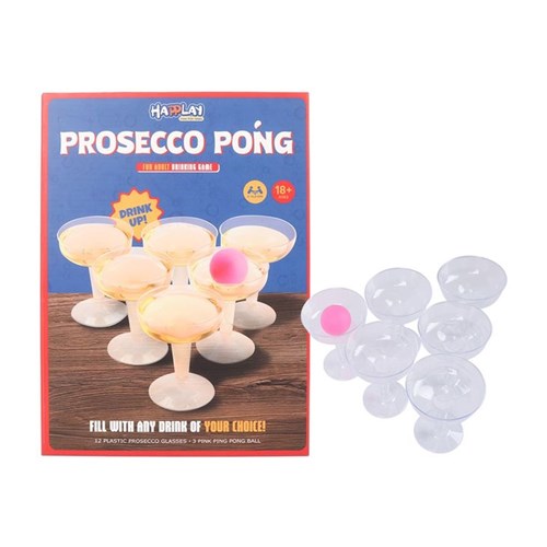 Prosecco Pong Drinking Game Set 15pk