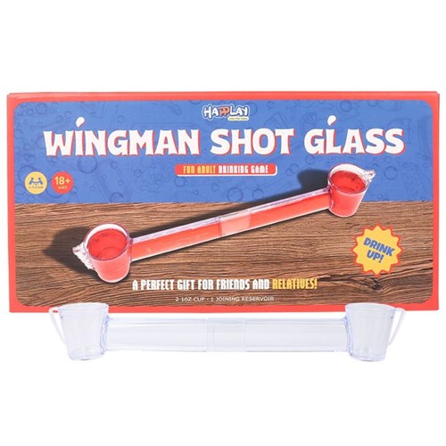 Wingman Shot Glass Drinking Game Set 3pk