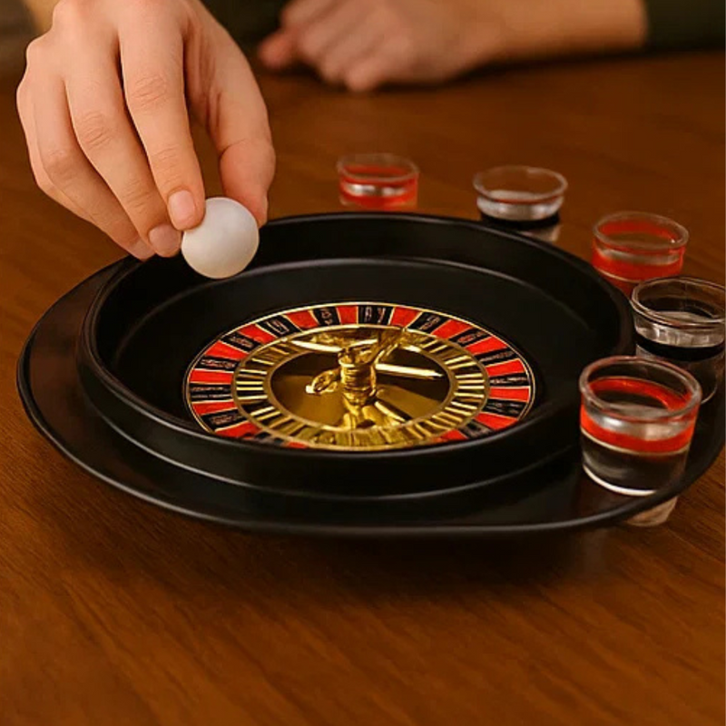 Roulette Drinking Game Set 9pk
