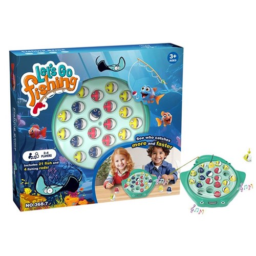 twenty five piece kids fishing game set
