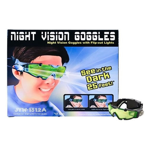 Kids flip out novelty night vision style goggles