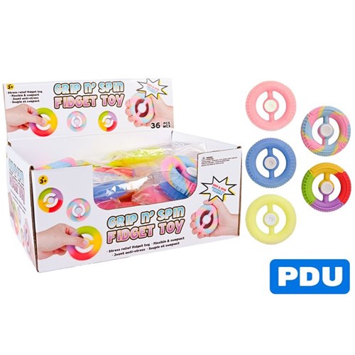 colourful grip fidget spinner stress toy