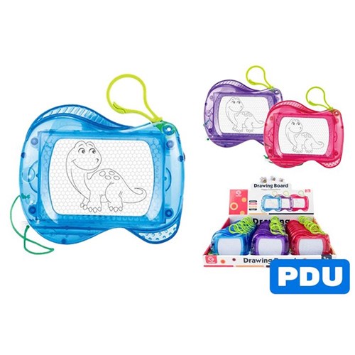 Mini magnetic drawing board keychain 2 pack