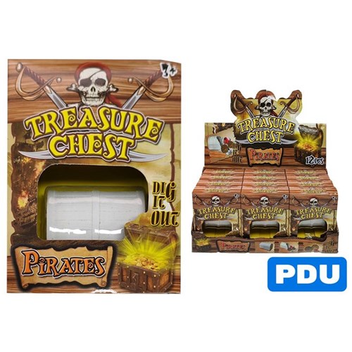 3 piece pirate treasure chest dig out kit