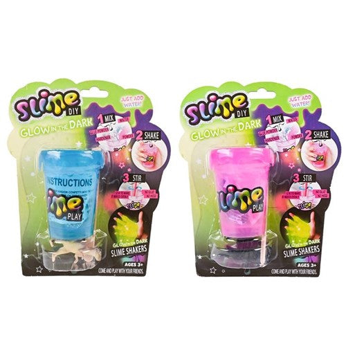 5 piece glow in the dark DIY slime kit