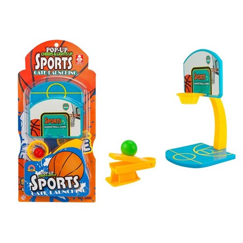 6 piece mini basketball set with 3 balls