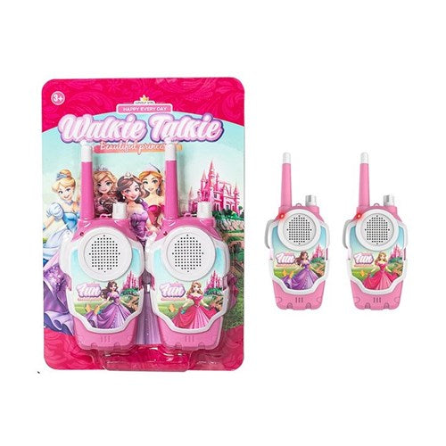 2 piece princess walkie talkie toy set