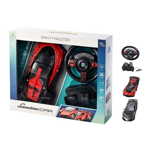 Assorted Lamborghini style remote control car with paddle controller
