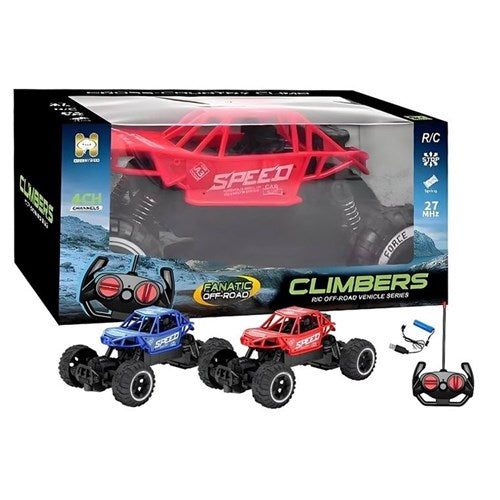 Four channel remote control off road climbing vehicle