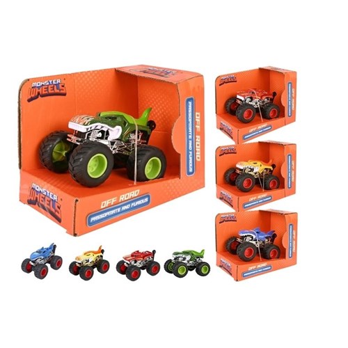 Monster wheel die cast toy cars