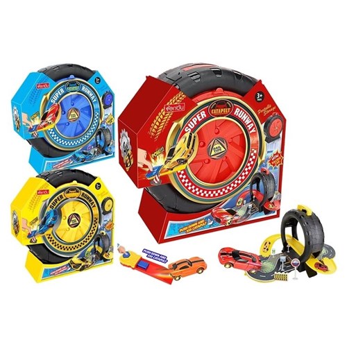 Assorted 10 in 1 utility wheel garage toy set