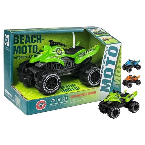 Assorted 23cm toy quad bike with lights and sounds