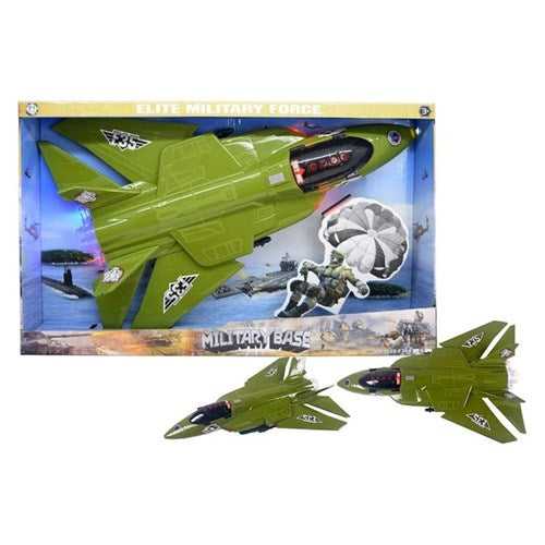 Fighter jet toy with light and sound effects