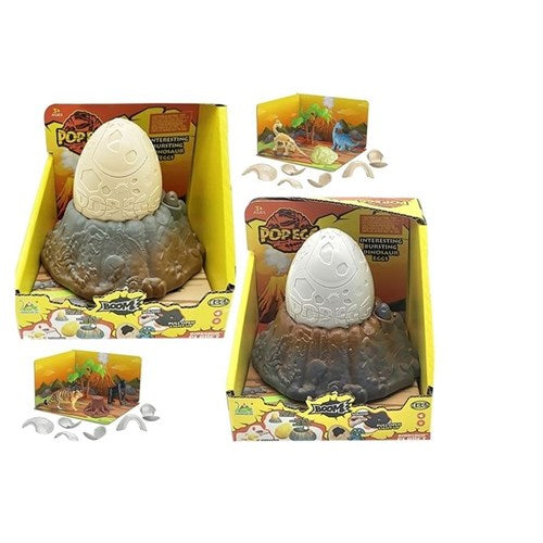 Interactive dinosaur smash egg with light and sound