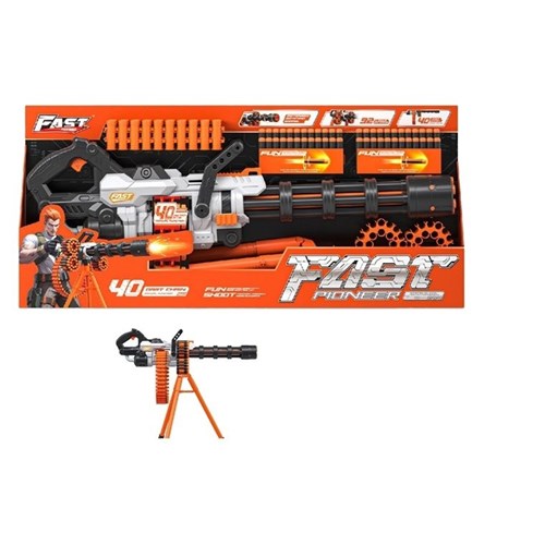 Battery operated toy Gatling style blaster