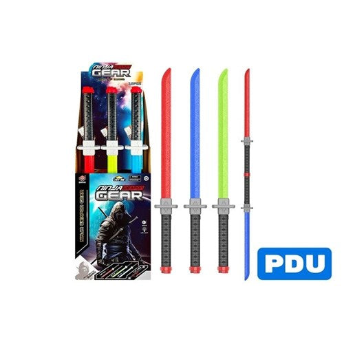 Ninja style toy sword with light and sound effects