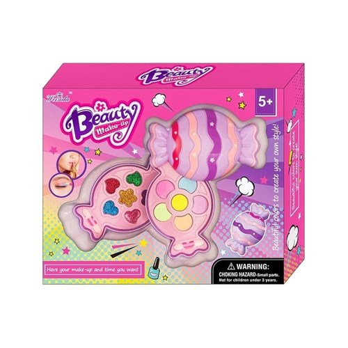 Two layer star candy pretend makeup set
