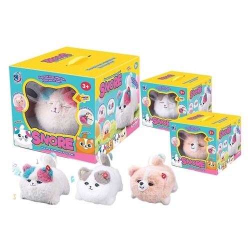 Interactive plush toy cat with sound and movement