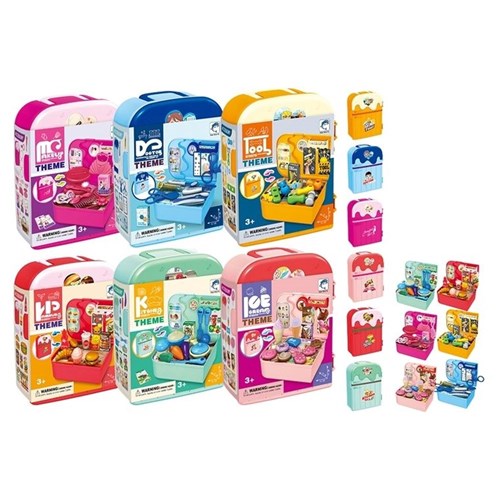 Assorted kids carry case pretend playsets