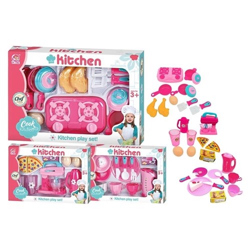 Kids pretend kitchen play set