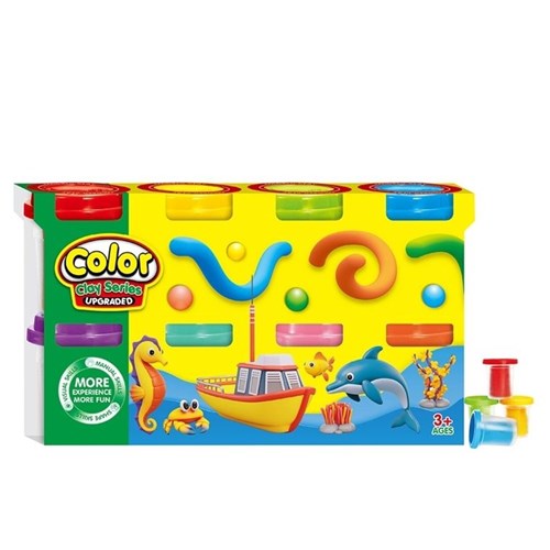 Kids DIY colourful modelling clay set