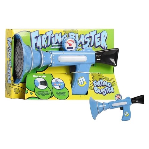 Battery operated novelty fart sound blaster toy