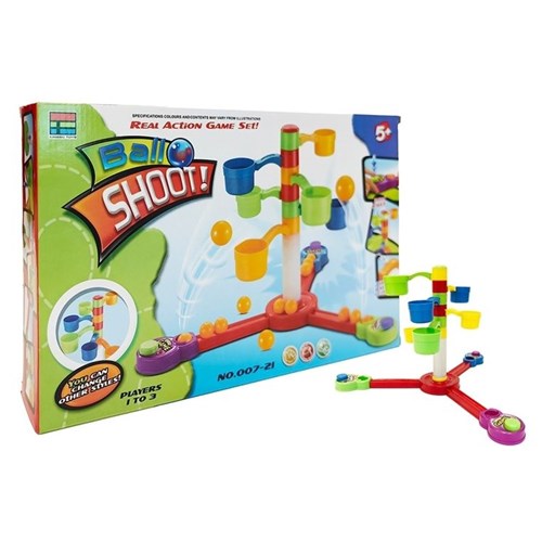 Ball shooting tower target game for kids