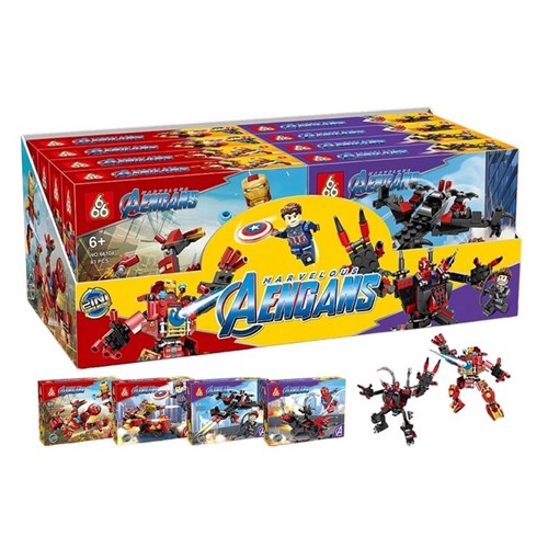 Action themed Revenge Alliance building block set
