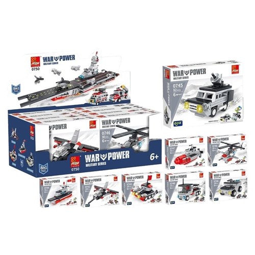 Assorted military themed building block toy