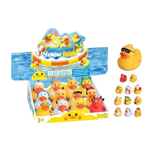 Assorted novelty rubber duck toy