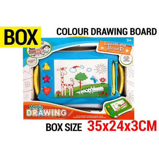 Writing Board With 3 Magnetic Stamps 1pk