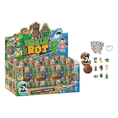 Surprise brain rot novelty egg toy