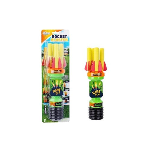 Kids air powered rocket launcher toy