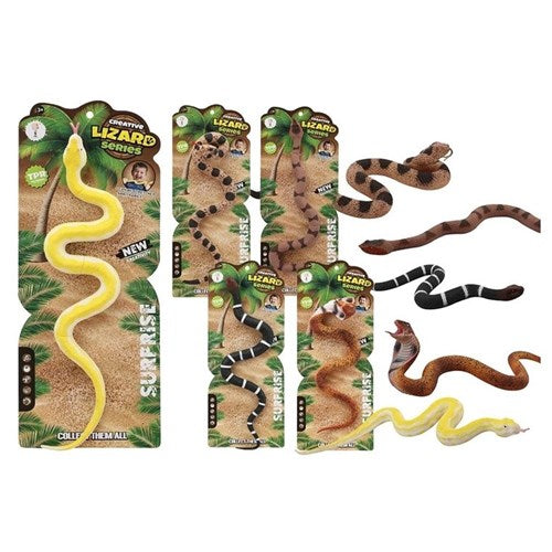 Rubber toy snake 40cm