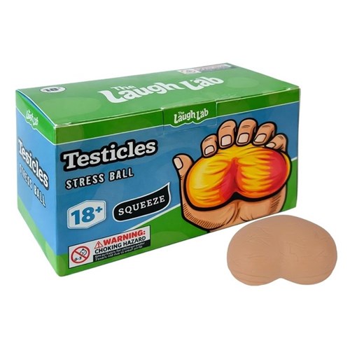 Novelty adult humour stress squeeze ball