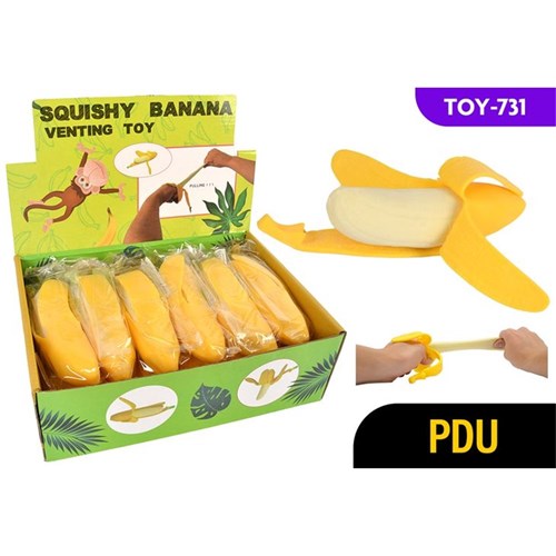 Squishy Banana Toy 18x3.5cm