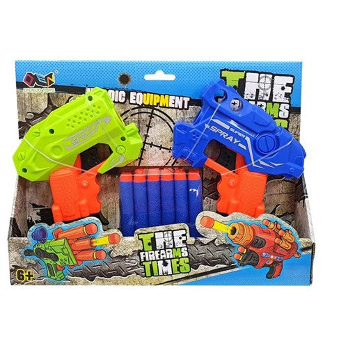2 pack foam dart guns with darts