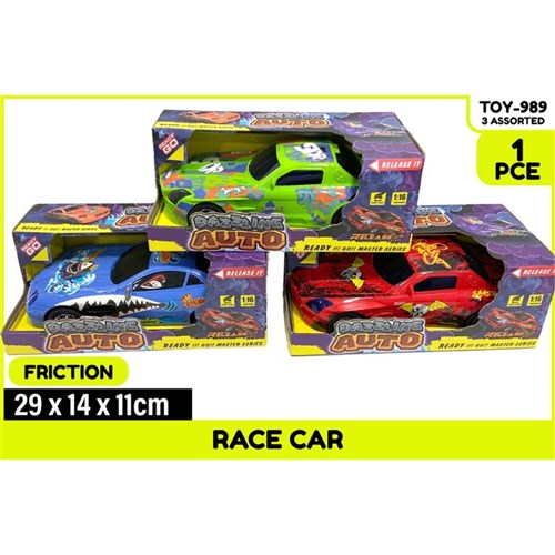 29cm friction-powered race car