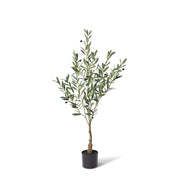 Artificial grey green olive tree 120cm – thumbnail