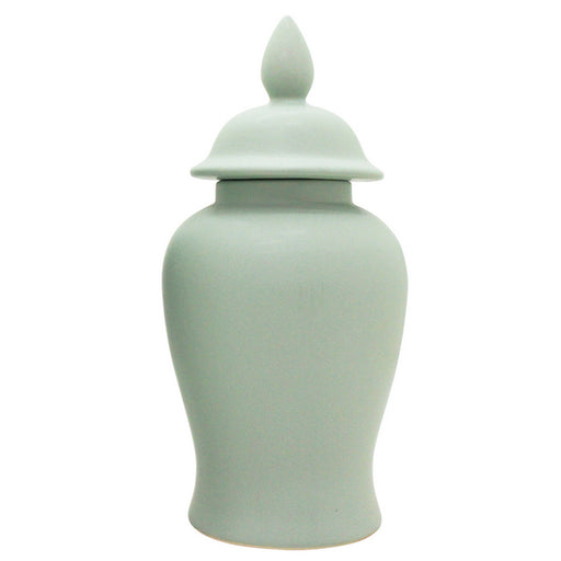 Gifts Vase Homewares Mirrors Temple Jar 18X37Cm Moss