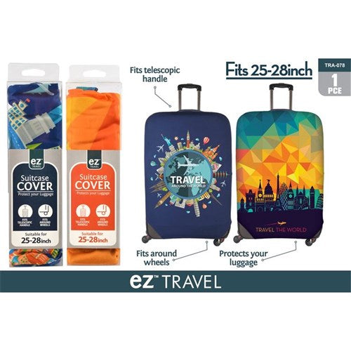 Printed protective cover for 28 inch luggage
