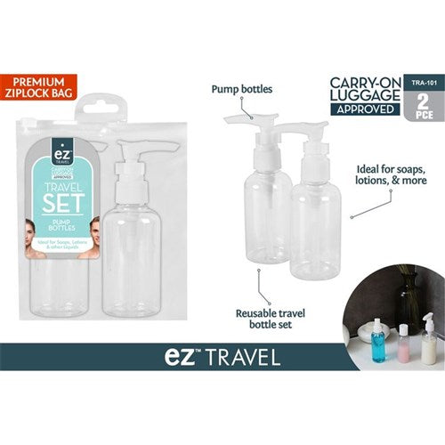 75ml pump travel bottle
