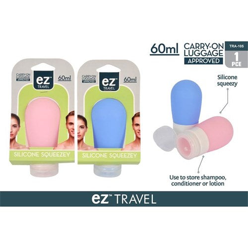 60ml silicone travel bottle